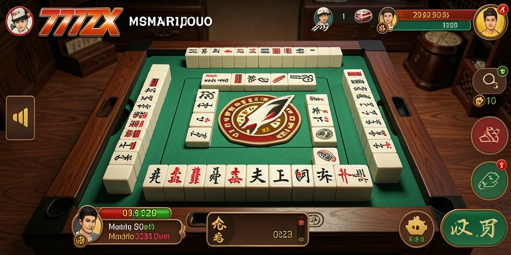 Gameplay Mahjong seru di 777ZX dengan visual menarik.