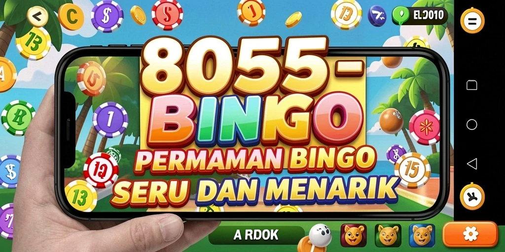 Tampilan gameplay Bingo yang seru dan interaktif di 8055.