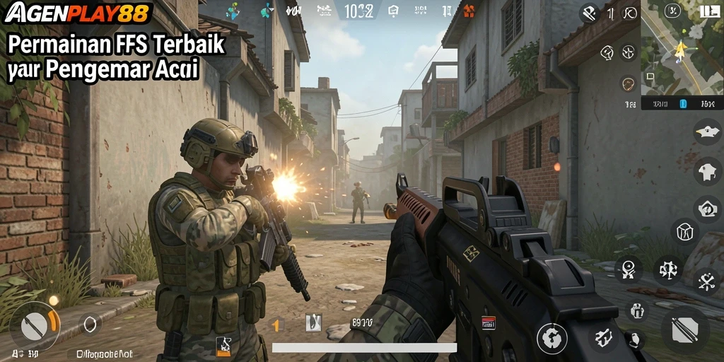Tampilan aksi mendebarkan dalam gameplay AGENPLAY88.