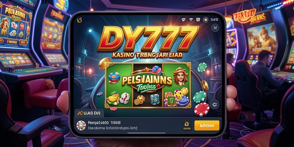 Tampilan screenshot utama DY777 menampilkan gameplay Kasino yang menarik.