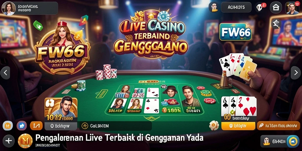 Gameplay Live Casino FW66 yang menarik dan interaktif.