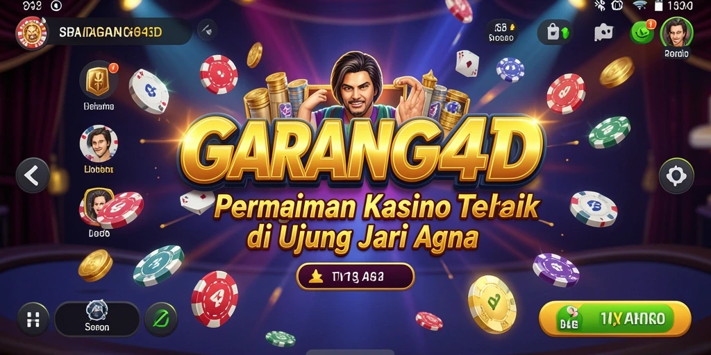 Tangkapan layar GARANG4D menampilkan gameplay kasino yang seru dan menarik.