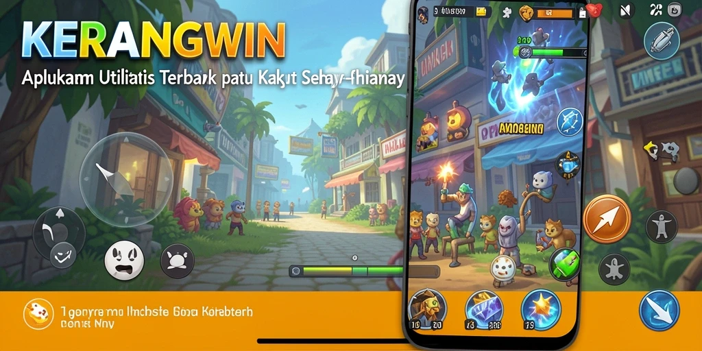 Tampilan antarmuka KERANGWIN yang menarik dan mudah digunakan.