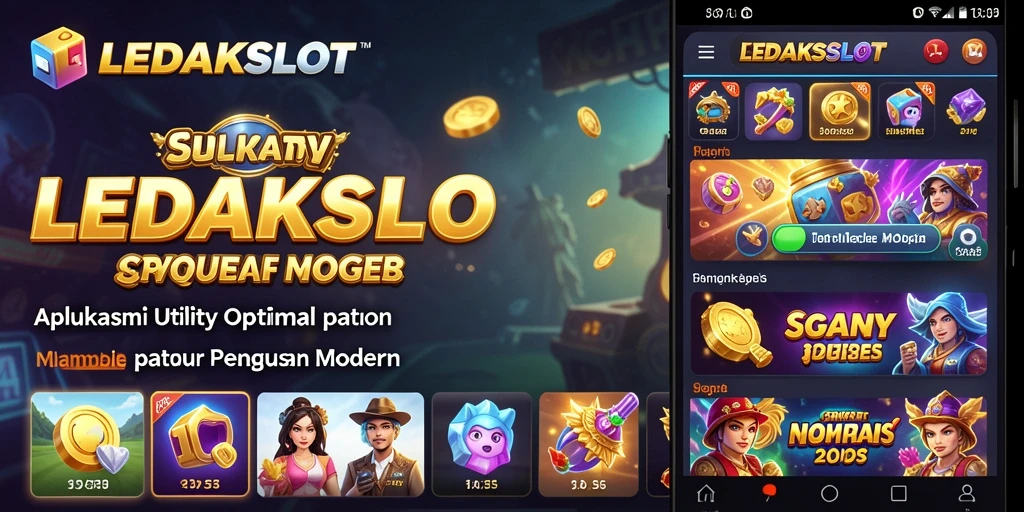 Tampilan utama LEDAKSLOT menampilkan interface pengguna yang intuitif dan efisien.