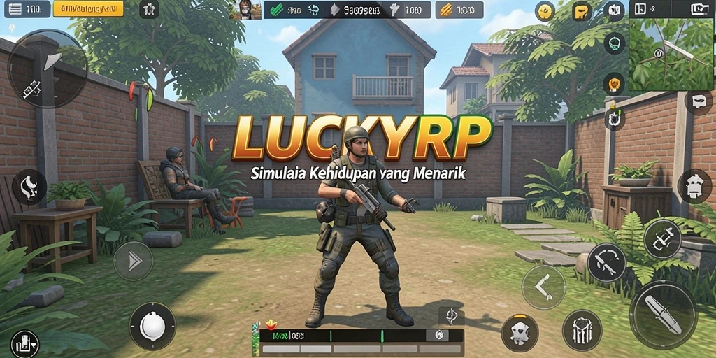 Screenshot LUCKYRP menampilkan gameplay menarik dari simulasi kehidupan yang dinamis.