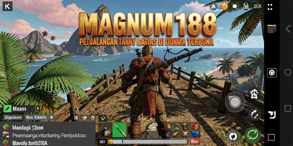 Tampilan menarik dari gameplay Open World MAGNUM188.