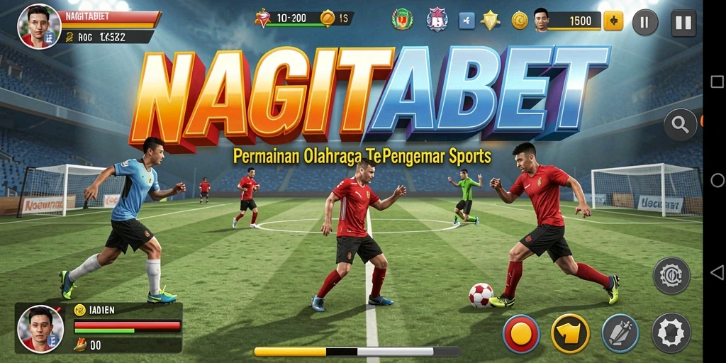 Tampilan gameplay menarik dari NAGITABET yang penuh aksi olahraga.