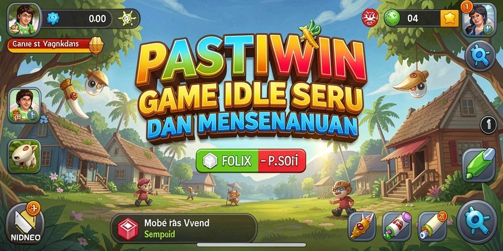 Screenshot gameplay PASTIWIN menampilkan keseruan saat bermain Idle.