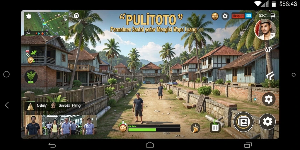 Gameplay PULITOTO yang seru dan interaktif.