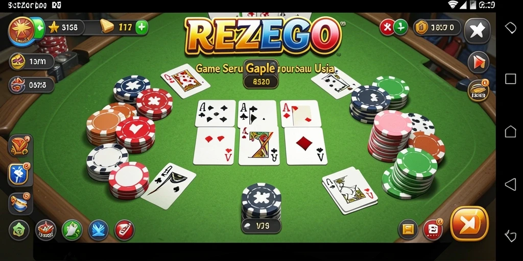 Gameplay Gaple yang seru dan interaktif di REZEGO.