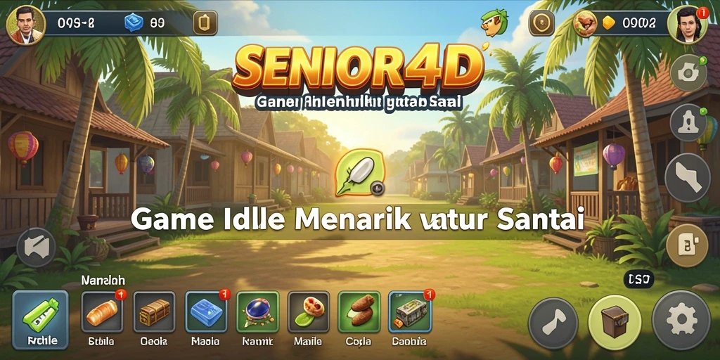 Tampilan gameplay SENIOR4D yang menawan dan interaktif.