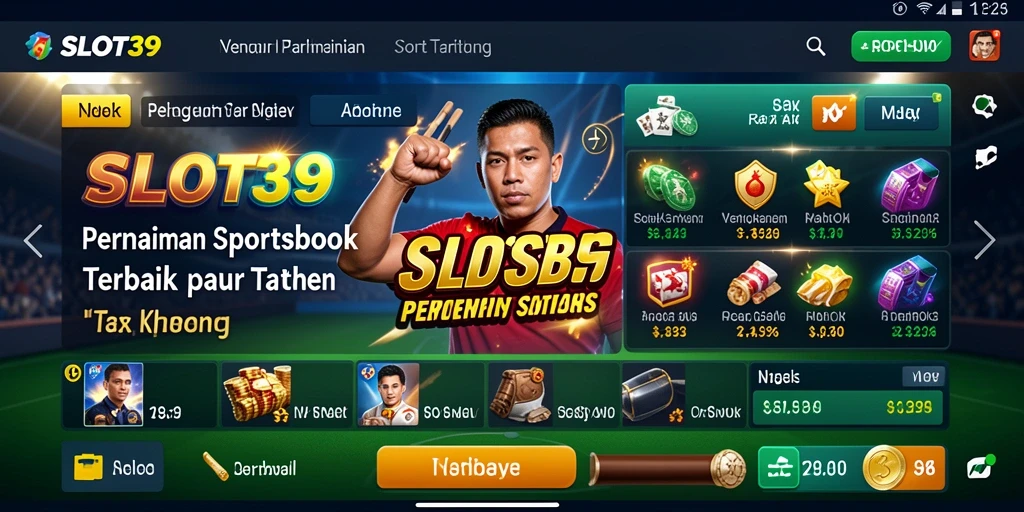 Tampilan gameplay SLOT39 yang dinamis dan interaktif.
