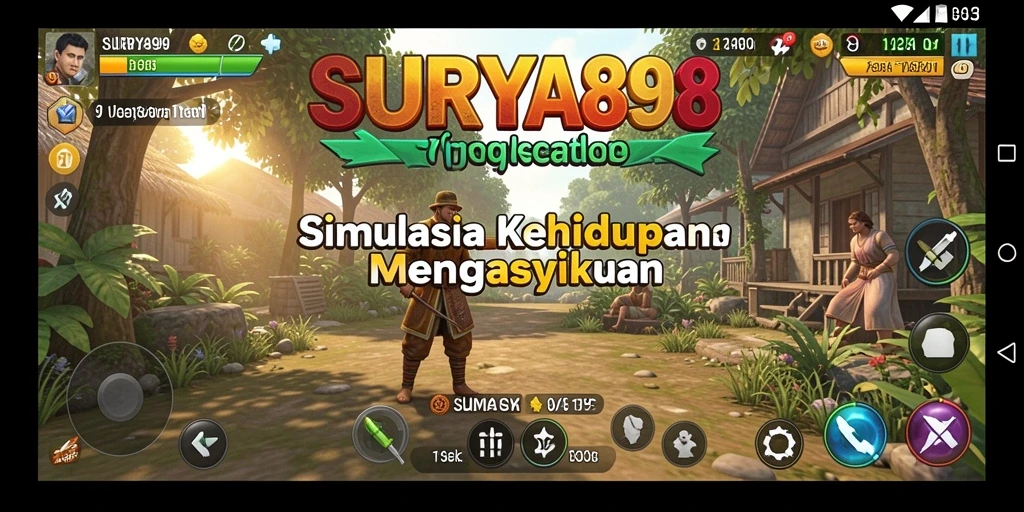 Tampilan gameplay menarik dari <strong>SURYA898</strong> dengan aktivitas kehidupan sehari-hari.