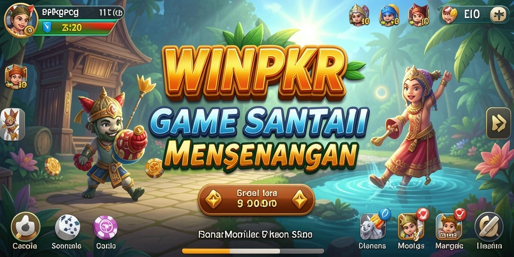 Tampilan gameplay santai dan seru di WINPKR.